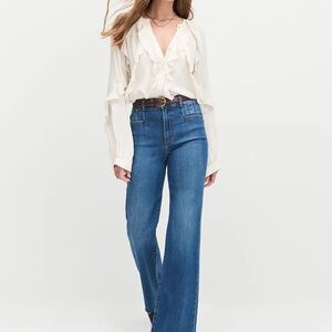 FAVORITE DAUGHTER
The Jordie Wide Leg - Madison Blue Flare Jeans